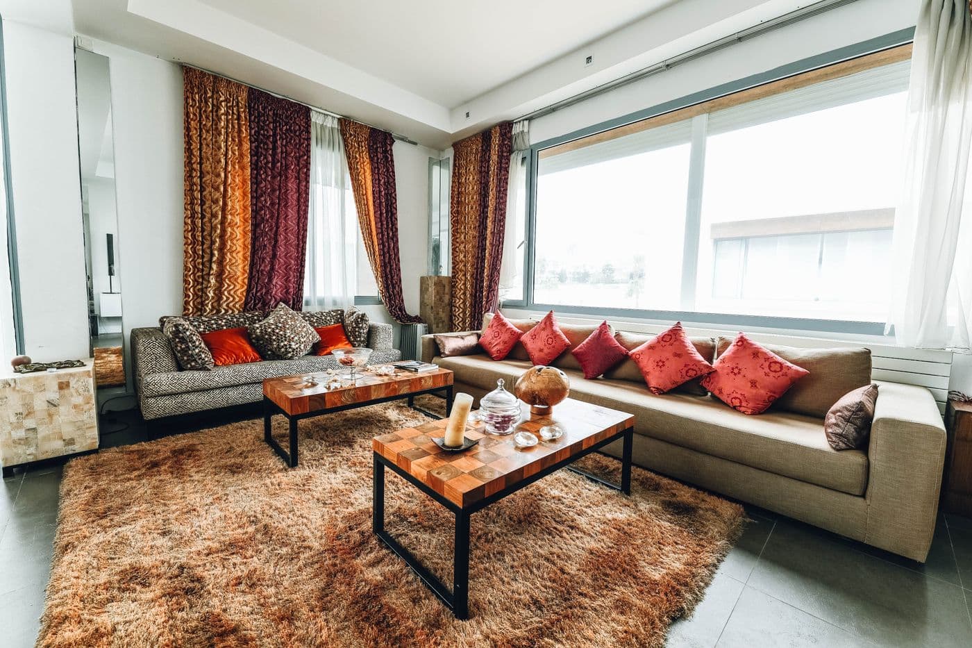 A calm bedroom prepared for guests